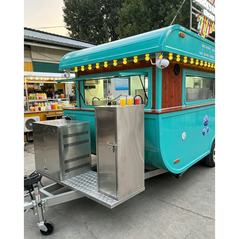 Snacks Food Stall - Commerciële straatmarkt cateringkar mobiele voedsel- en