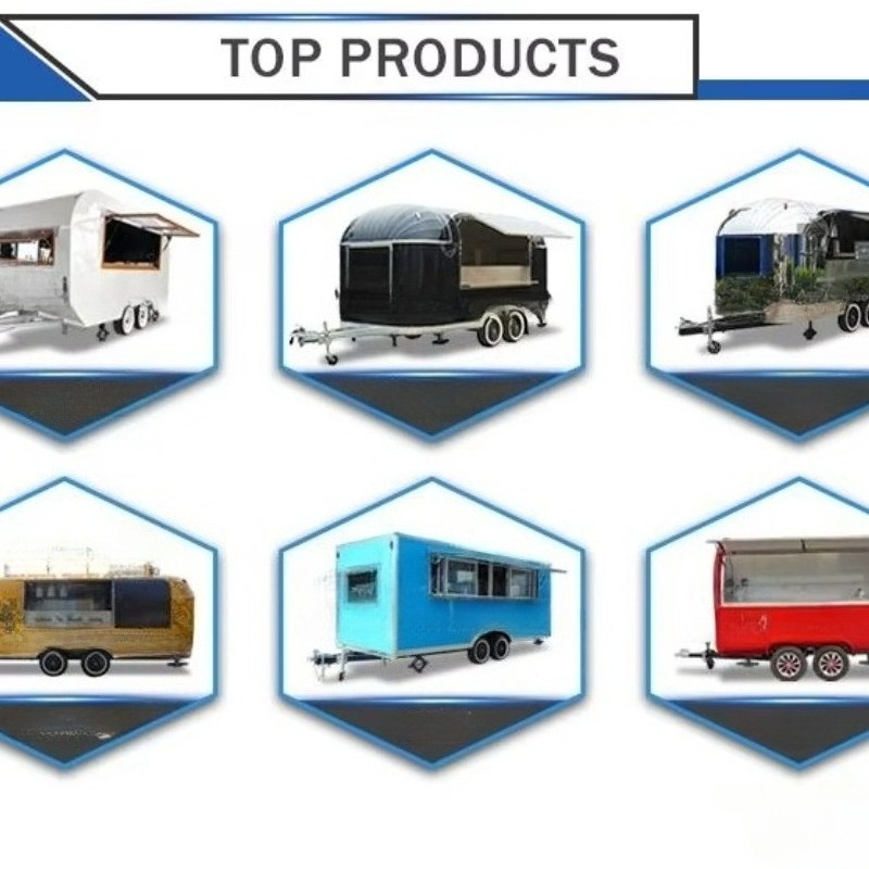 Snacks Food Stall - Mobiele foodtruck, kraam, ijskar, snackkar, aanpasbaar