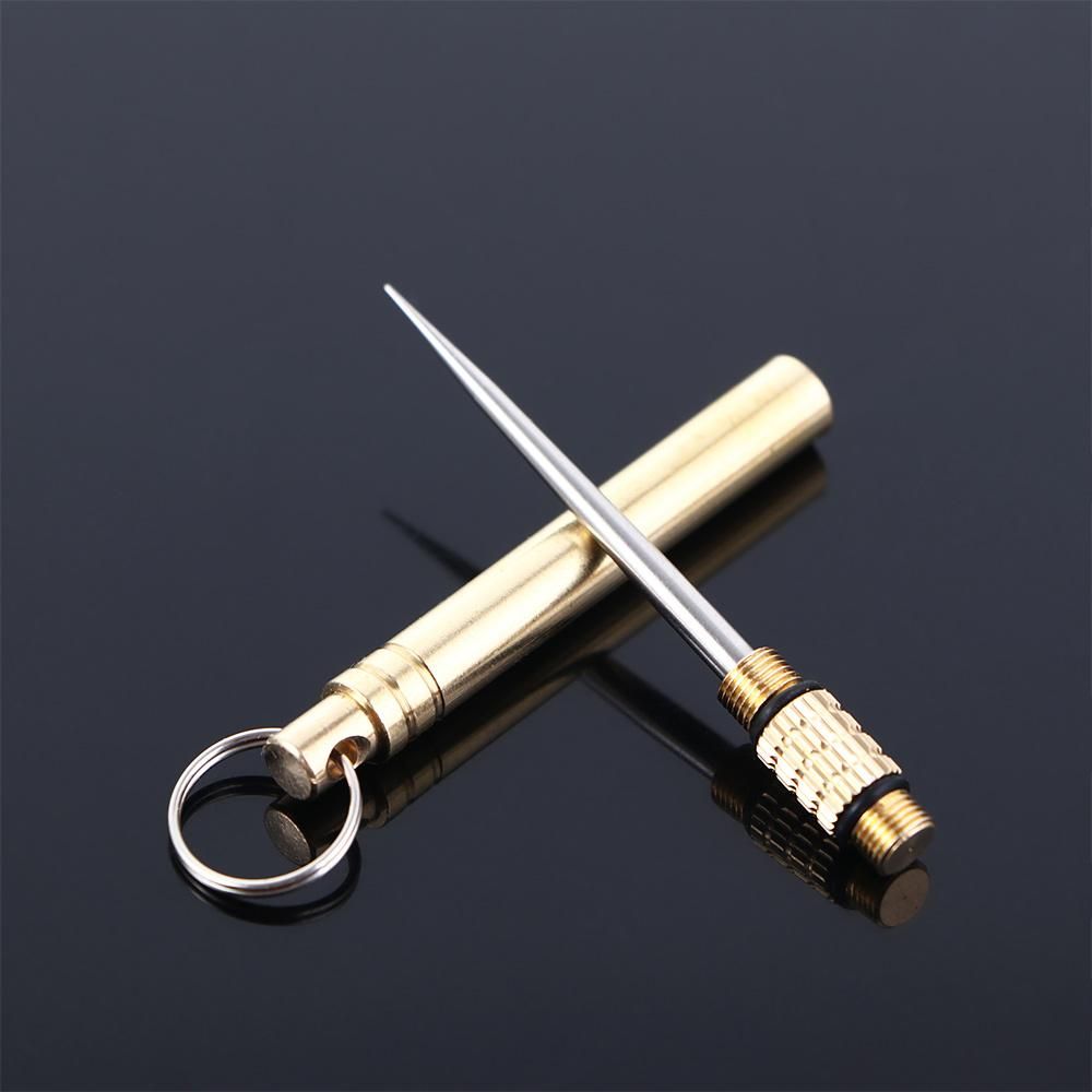 Fruit Roll Up - Sleutelhanger Titanium, Campinggereedschap Tandreinigingsaccessoire Reistandenstoker Tandenstoker