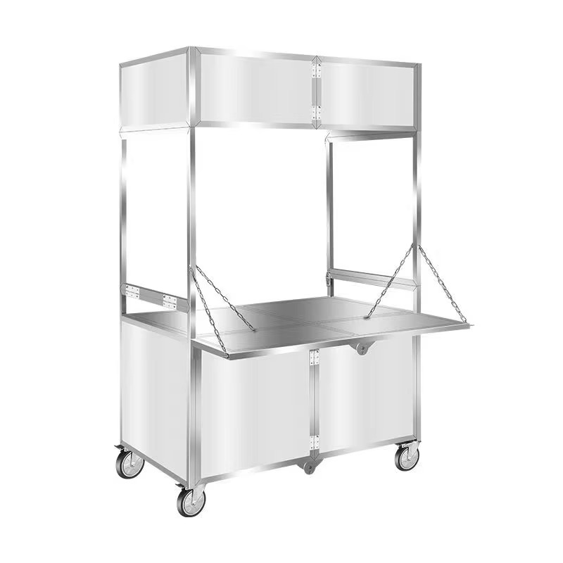Nieuwe multifunctionele opvouw - Snacks Food Stall recensie en prijs
