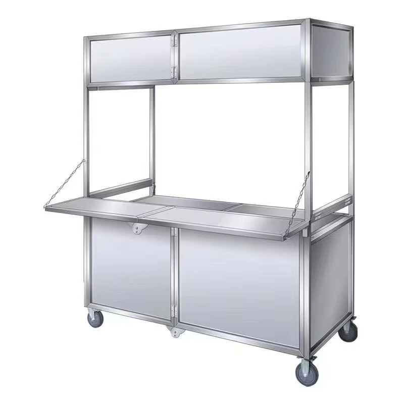 Nieuwe multifunctionele opvouw - Snacks Food Stall recensie en prijs