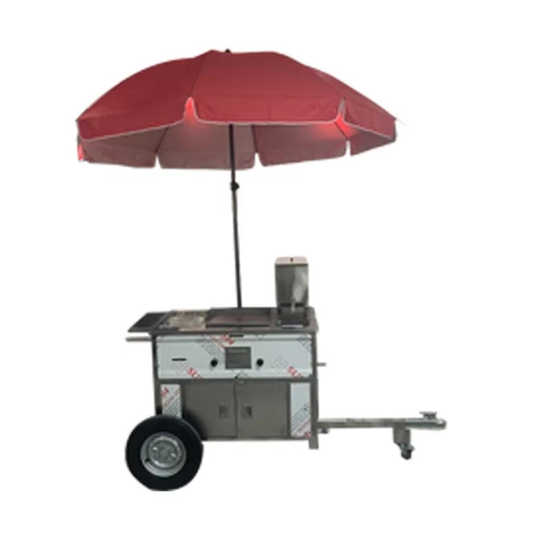 Compacte mobiele snackwagen op - Snacks Food Stall recensie en prijs