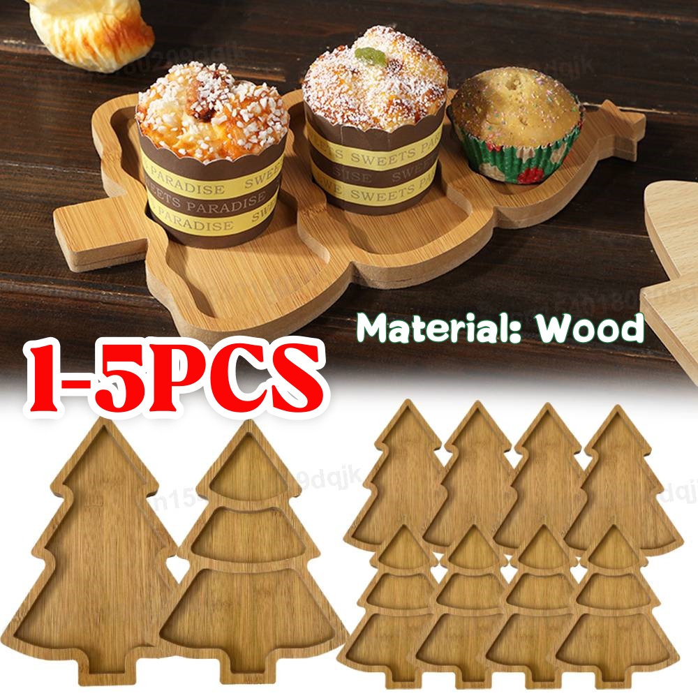 Houten Kerstboom Bord Dienblad - Food Snacks Restaurant recensie en prijs