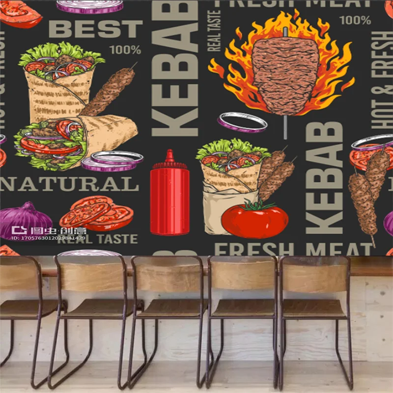 Custom Kebab Fast-Food Restaur - Food Snacks Background recensie en prijs