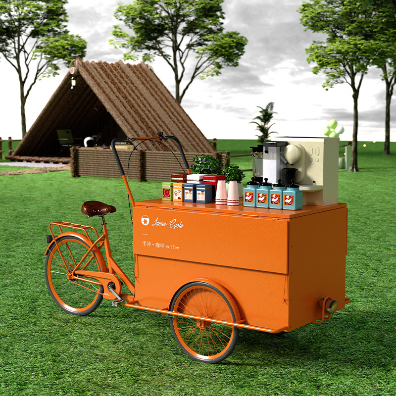Driewielige snackkar met paras - Snacks Food Stall recensie en prijs
