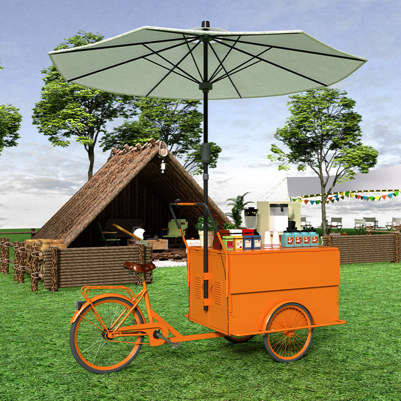 Driewielige snackkar met paras - Snacks Food Stall recensie en prijs