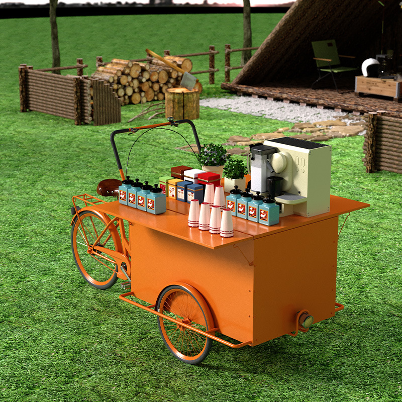 Driewielige snackkar met paras - Snacks Food Stall recensie en prijs
