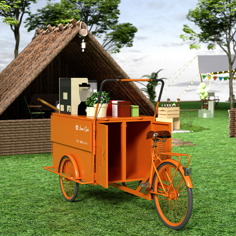 Driewielige snackkar met paras - Snacks Food Stall recensie en prijs