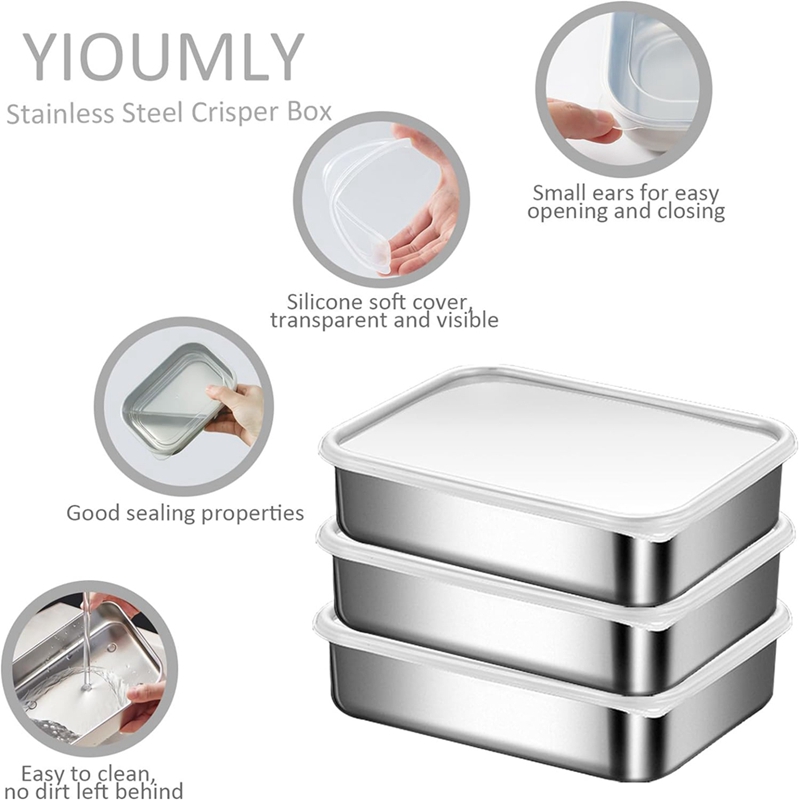 RVS containers voor voedselops - Food & Snacks Colouring Book recensie en prijs