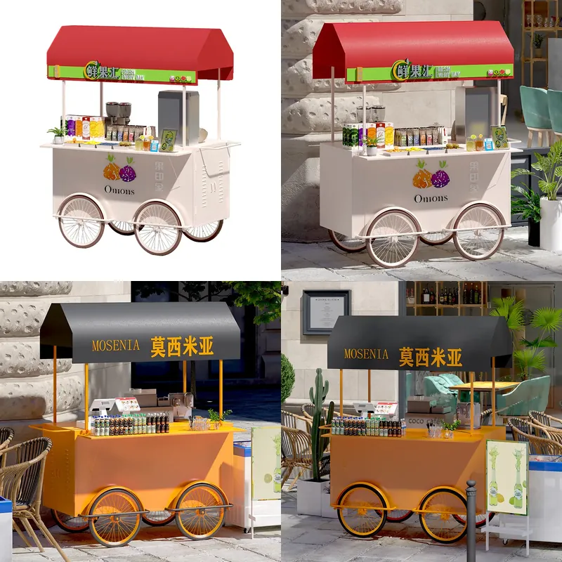 Draagbare smeedijzeren voedsel - Snacks Food Stall recensie en prijs