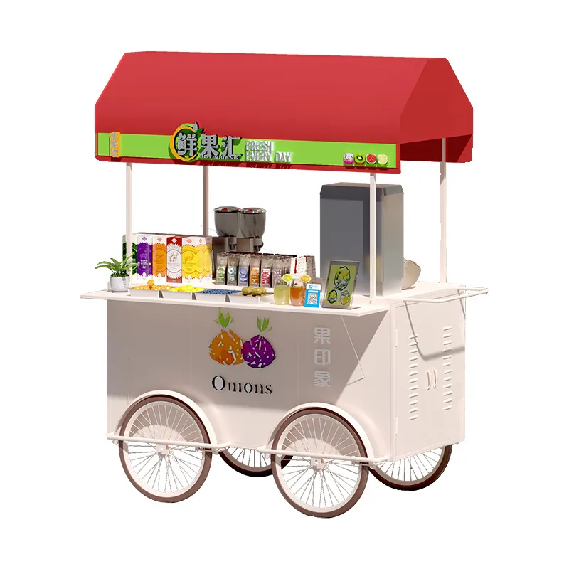 Draagbare smeedijzeren voedsel - Snacks Food Stall recensie en prijs