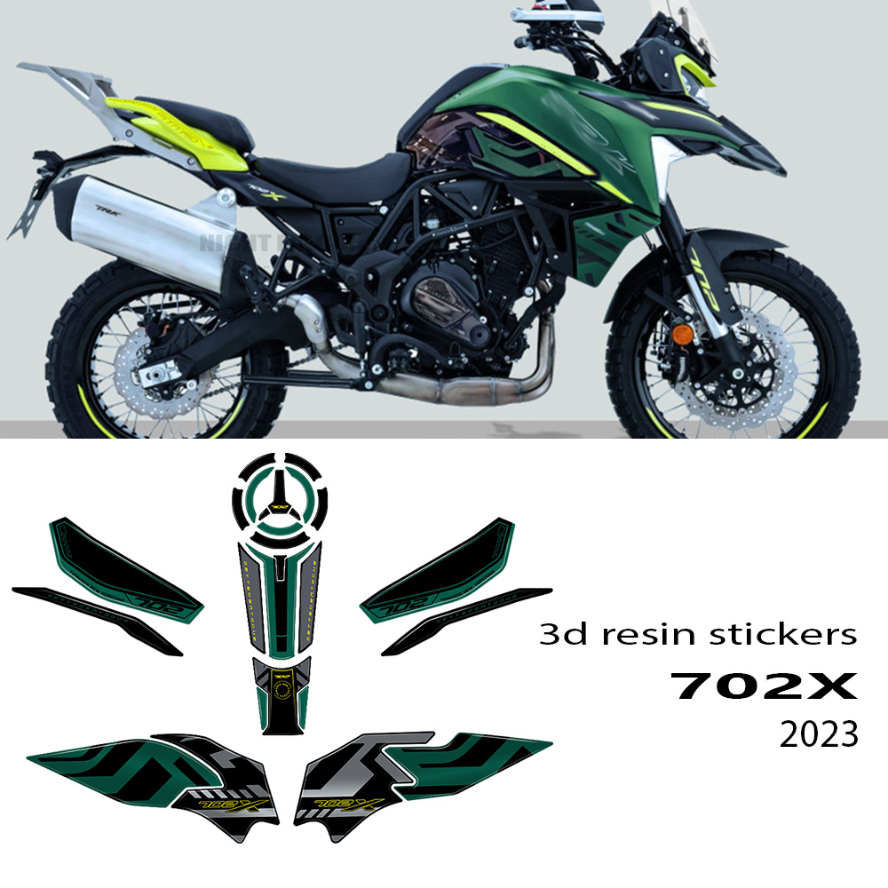 3D Sticker Trk702x Motorfiets  - Food X recensie en prijs