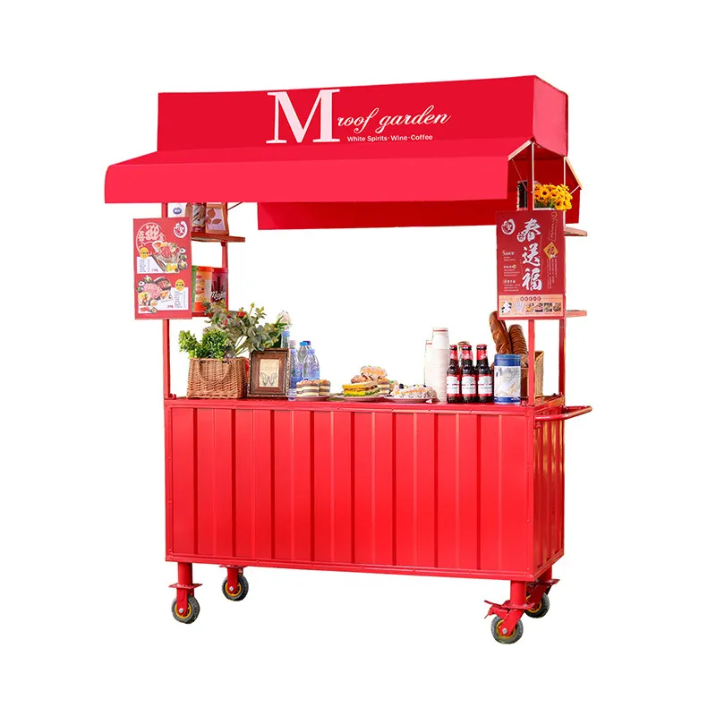 Smeedijzeren voedselkar, buite - Snacks Food Stall recensie en prijs