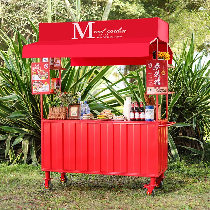 Smeedijzeren voedselkar, buite - Snacks Food Stall recensie en prijs