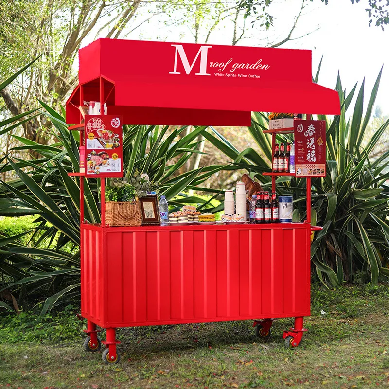 Smeedijzeren voedselkar, buite - Snacks Food Stall recensie en prijs